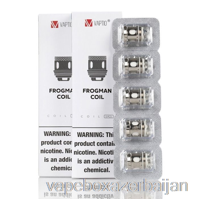 Vape Smoke Vaptio Frogman Replacement Coils 0.2ohm Strip Coils